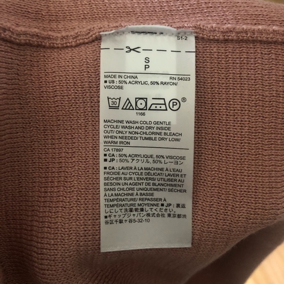 NWT Banana Republic Pink Mockneck Sleeveless Top - Picture 7 of 7